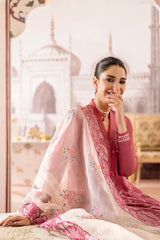 ARNIT BLUSH-3PC EMBROIDERED LAWN SUIT