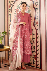 ARNIT BLUSH-3PC EMBROIDERED LAWN SUIT