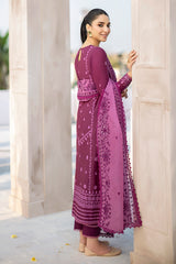 BRISTOL MAUVE-3PC EMBROIDERED LAWN SUIT