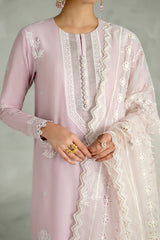 PERSE AURA-3PC EMBROIDERED LAWN SUIT