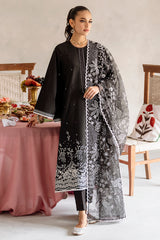 SHADED HUE-3PC EMBROIDERED LAWN SUIT