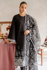 SHADED HUE-3PC EMBROIDERED LAWN SUIT