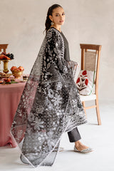 SHADED HUE-3PC EMBROIDERED LAWN SUIT