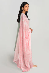 DUSTY FROST-3PC PRINTED LAWN SUIT