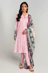 PASTEL SHADOW-3PC PRINTED LAWN SUIT