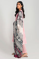 PASTEL SHADOW-3PC PRINTED LAWN SUIT