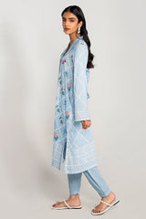 BLUE CHARM-2PC PRINTED LAWN SUIT