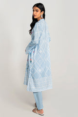 BLUE CHARM-2PC PRINTED LAWN SUIT