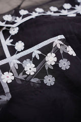 BLACK ORGANZA DUPATTA