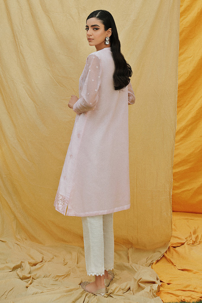 Pearl String Embroidered Shirt