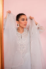 AQUA HAZE-2PC (SHIRT & DUPATTA)