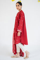 VERMILLION-2PC (SHIRT & DUPATTA)
