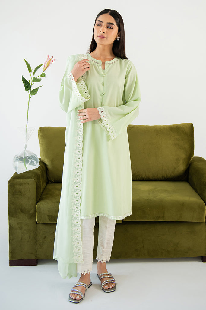 VERDANT SAGE-2PC (SHIRT & DUPATTA)