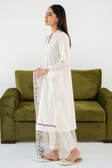 WHISPER WHITE-2PC (SHIRT & DUPATTA)