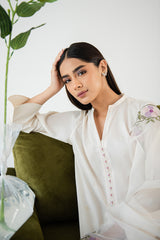 WHISPER WHITE-2PC (SHIRT & DUPATTA)