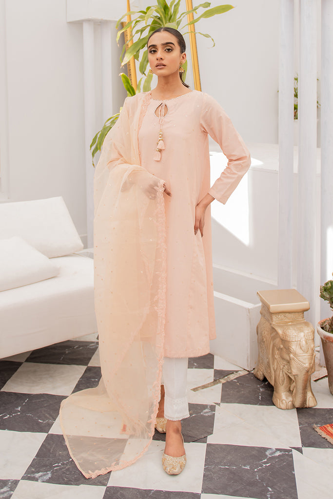 BLUSH ROSEATE-2PC (SHIRT & DUPATTA)