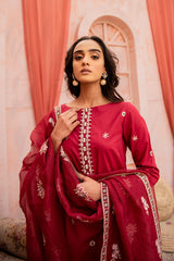 CARMINE ROSE-2PC (SHIRT & DUPATTA)