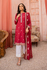 CARMINE ROSE-2PC (SHIRT & DUPATTA)