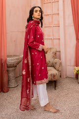 CARMINE ROSE-2PC (SHIRT & DUPATTA)