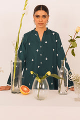 TEAL AGATE-2PC (SHIRT & TROUSER)