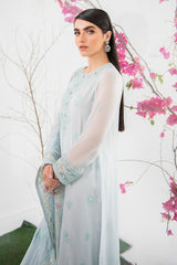 ICE BLUE-2PC (SHIRT & DUPATTA)