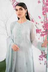 ICE BLUE-2PC (SHIRT & DUPATTA)