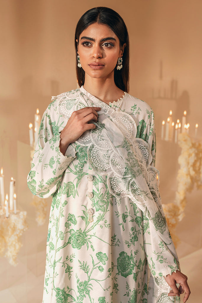 Lotus Symphony Silk Dupatta