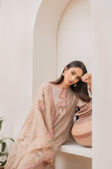 SHIRT WITH EMBROIDERED DUPATTA 2PC