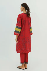 CRIMSON TALE-2PC KHADDAR PRINTED SUIT