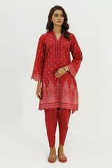 SCARLET GLEAM-2PC KHADDAR PRINTED SUIT