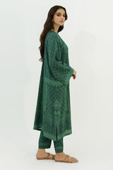 TEAL GLAM-2PC LINEN PRINTED SUIT
