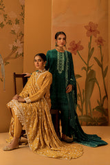 SANDY ALLURE-3PC EMBROIDERED MARINA SUIT