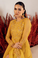 MAAHE-MEER 3PC ORGANZA EMBROIDERED PRET