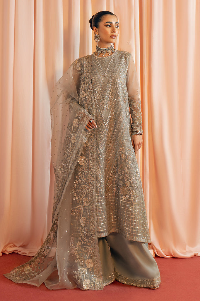 AMBER RUSH-3PC ORGANZA EMBROIDERED PRET