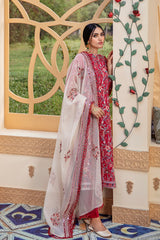 ETHNIC VINE - EMBROIDERED LAWN - 3 PCS