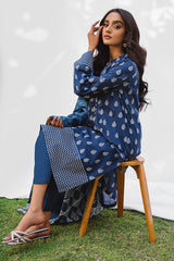 VINTAGE CRAFT-3PC PRINTED LAWN SUIT