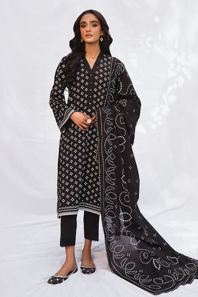 RAVEN ODELL-3PC PRINTED LAWN SUIT