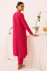 FUSHIA GLIMMER-2PC (SHIRT & TROUSER)